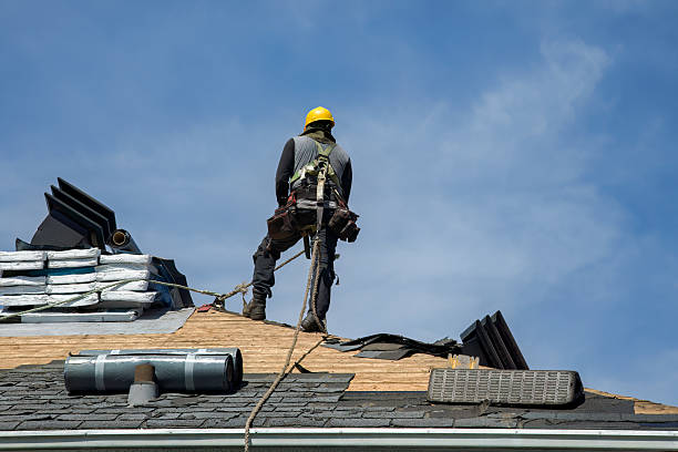 Professional Roof Installation technician working in Wheeling, WV